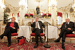 Tasavallan presidentti Tarja Halonen, Itävallan liittopresidentti Heinz Fischer ja Italian presidentti Giorgio Napolitano tapasivat Wienissä 11. joulukuuta 2010. Kuva: Itävallan liittopresidentin kanslia